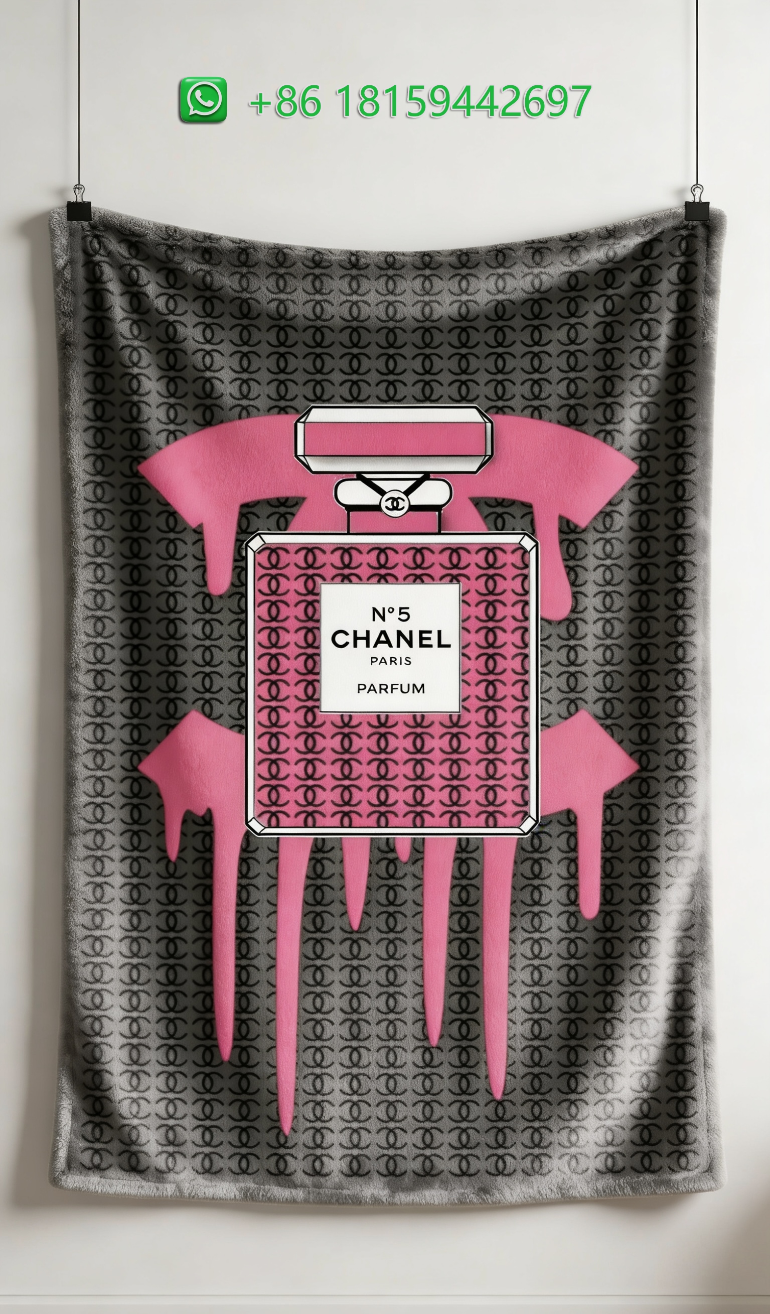 Chanel Throw Blankets